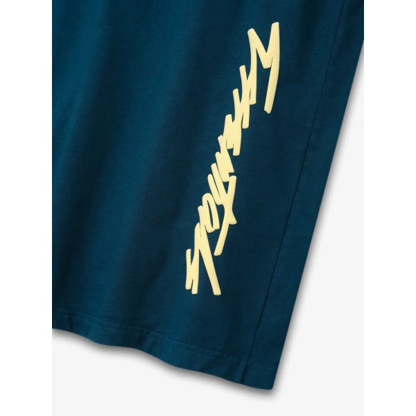Fear of God Essentials Panelled Modern Tee in Washed Night Sea | T-shirts & vests | Luxury Shoes 