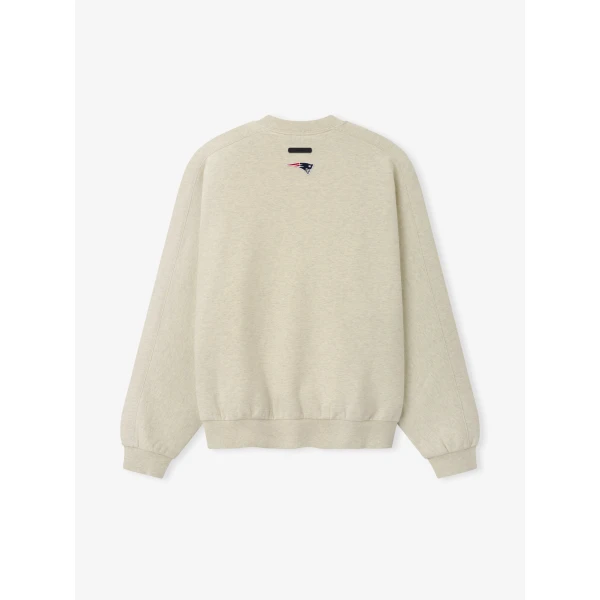 Fear of God Essentials Patriots 90s Relaxed Crewneck in Marble Heather | Sweatshirts | Luxury Shoes 