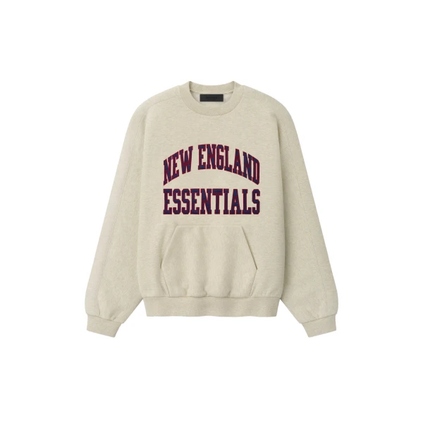 Essentials Patriots 90s Relaxed Crewneck in Marble Heather