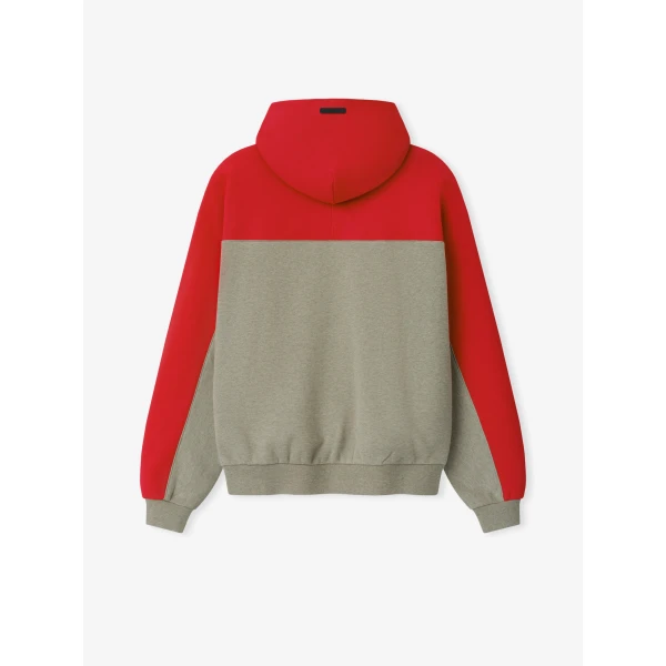 Fear of God Essentials Patriots 90s Relaxed Hoodie in Seal Heather | Sweatshirts | Luxury Shoes 