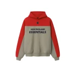 Fear of God Essentials Patriots 90s Relaxed Hoodie in Seal Heather | Luxury Shoes 