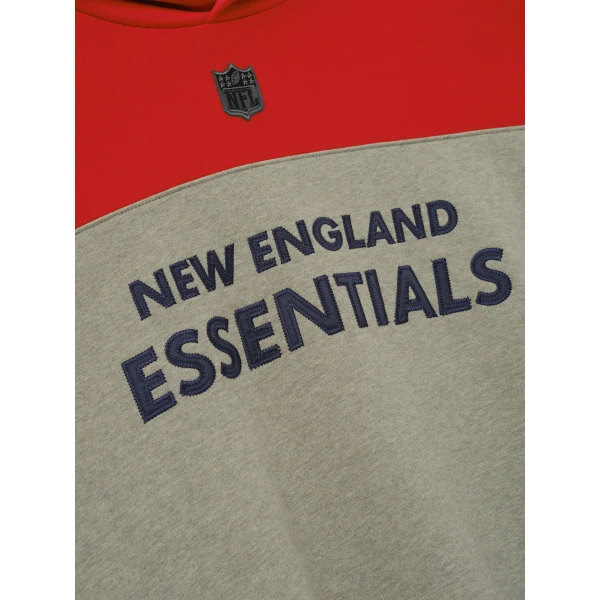Fear of God Essentials Patriots 90s Relaxed Hoodie in Seal Heather | Sweatshirts | Luxury Shoes 