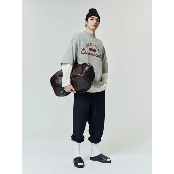 Fear of God Essentials Phillies Merch Tee in Seal Heather | T-shirts & vests | Luxury Shoes 