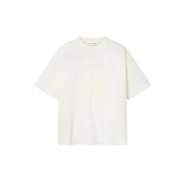 Fear of God Essentials Pique Signature 90s Tee in Ivory | Luxury Shoes 