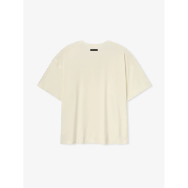 Fear of God Essentials Ponte Modern Tee Relaxed Fit in Ivory | T-shirts & vests | Luxury Shoes 