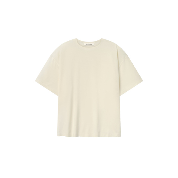 Fear of God Essentials Ponte Modern Tee Relaxed Fit in Ivory | Luxury Shoes 
