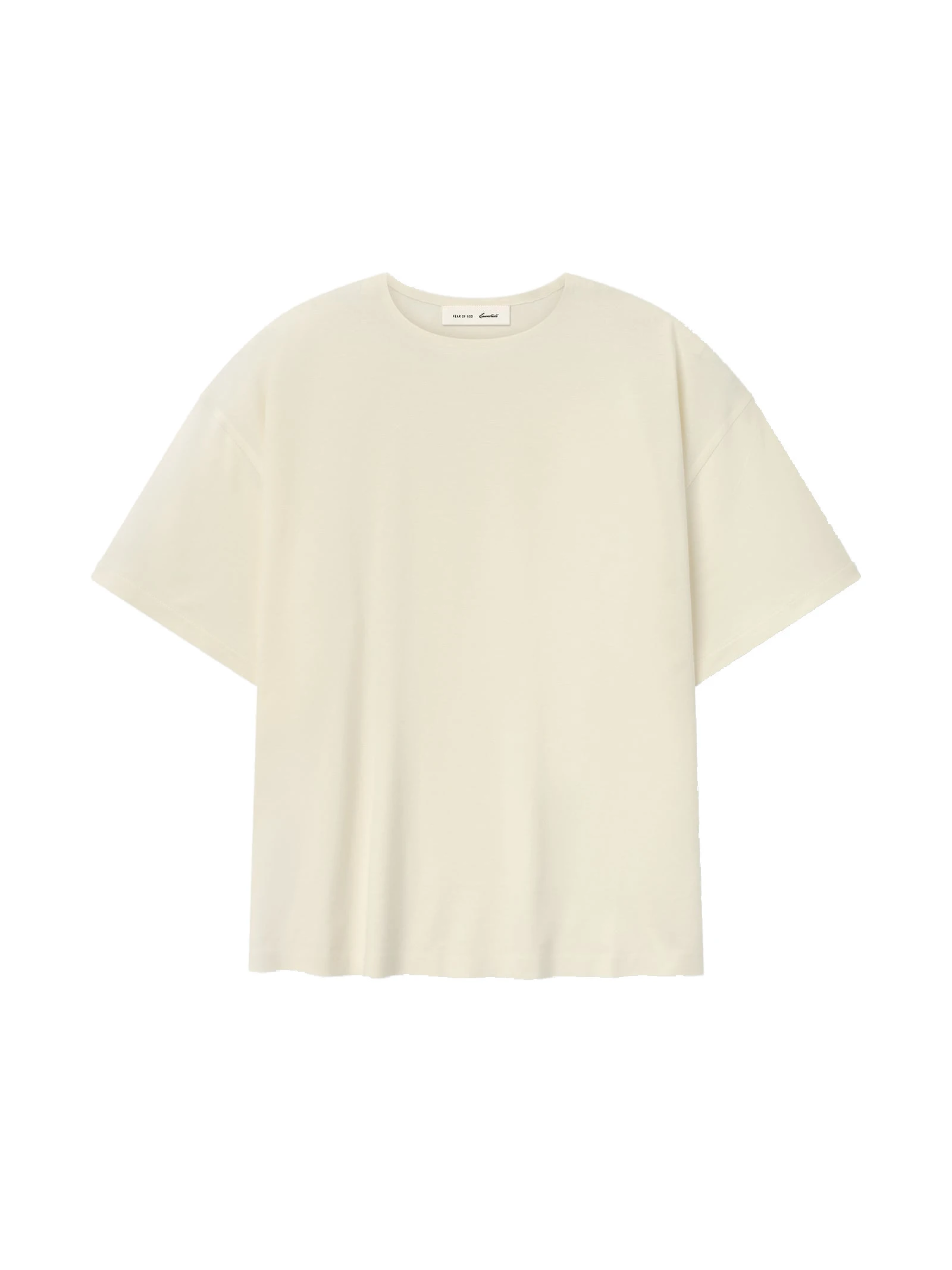Fear of God Essentials Ponte Modern Tee Relaxed Fit in Ivory Fear of God Essentials Ponte Modern Tee Relaxed Fit in Ivory | Luxury Shoes