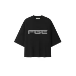 Fear of God Essentials Racing Merch Tee in Washed Vintage Black | Luxury Shoes 