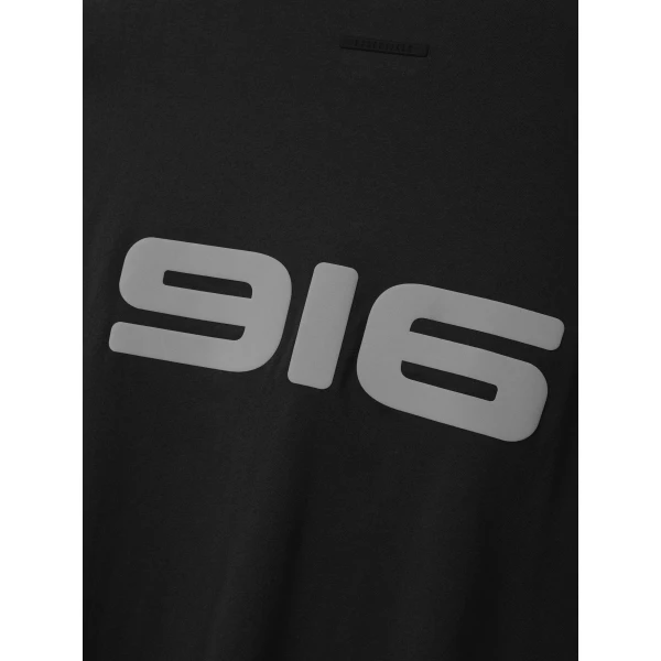 Fear of God Essentials Racing Merch Tee in Washed Vintage Black | T-shirts & vests | Luxury Shoes 