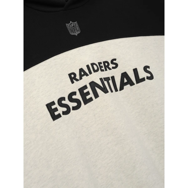 Fear of God Essentials Raiders 90s Relaxed Hoodie in Marble Heather | Sweatshirts | Luxury Shoes 