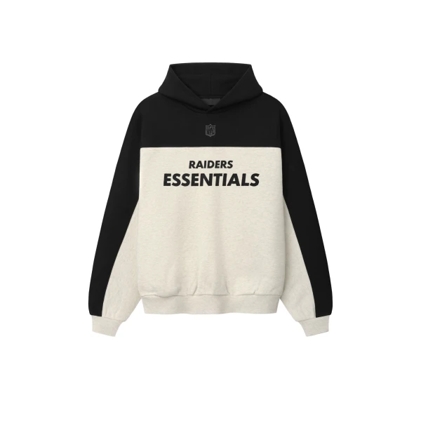 Fear of God Essentials Raiders 90s Relaxed Hoodie in Marble Heather | Luxury Shoes 