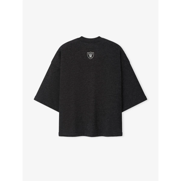 Fear of God Essentials Raiders Merch Tee in Iron Grey Heather | T-shirts & vests | Luxury Shoes 