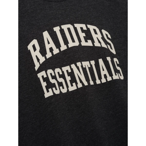 Fear of God Essentials Raiders Merch Tee in Iron Grey Heather | T-shirts & vests | Luxury Shoes 