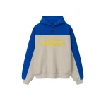 Fear of God Essentials Rams 90s Relaxed Hoodie in Vanilla Heather | Luxury Shoes 