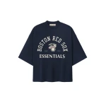 Fear of God Essentials Red Sox American League Merch Tee in Dark Sapphire | Luxury Shoes 