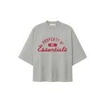 Fear of God Essentials Reds Merch Tee in Concrete Heather | Luxury Shoes 