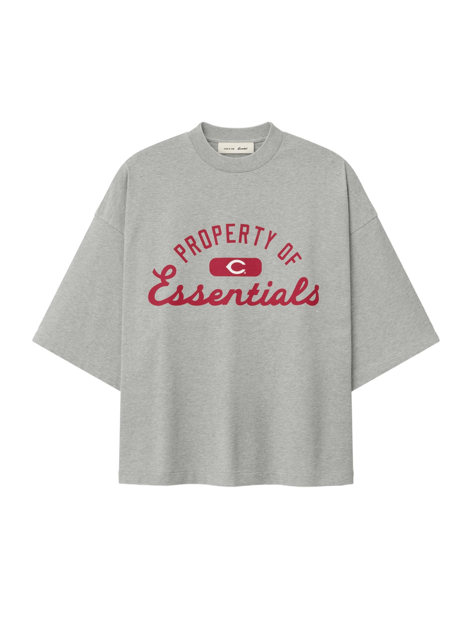Fear of God Essentials Reds Merch Tee in Concrete Heather Fear of God Essentials Reds Merch Tee in Concrete Heather | Luxury Shoes