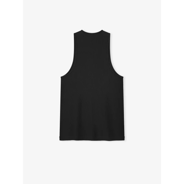 Fear of God Essentials Rib Tank in Vintage Black | T-shirts & vests | Luxury Shoes 