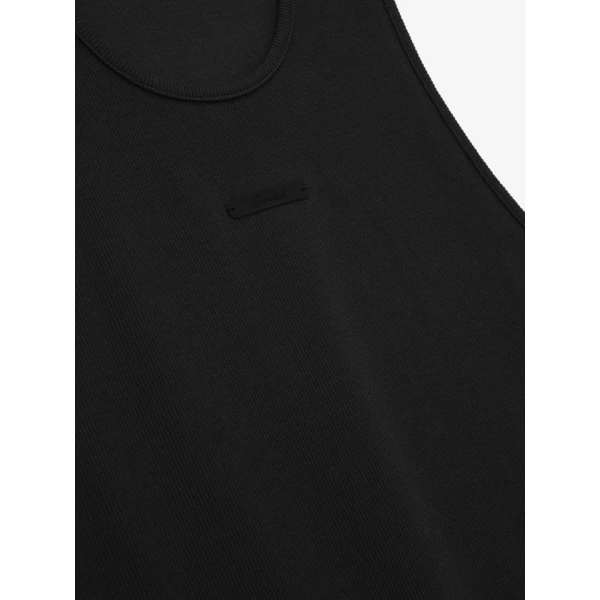 Fear of God Essentials Rib Tank in Vintage Black | T-shirts & vests | Luxury Shoes 