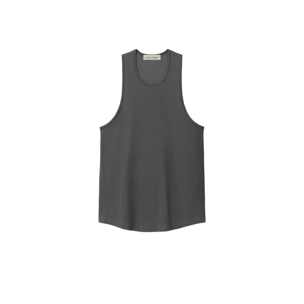 Fear of God Essentials Ribbed Essential Tank in Iron Grey | Luxury Shoes 