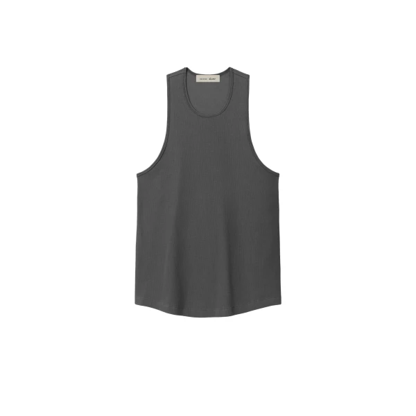 Fear of God Essentials Ribbed Essential Tank in Iron Grey | Luxury Shoes 