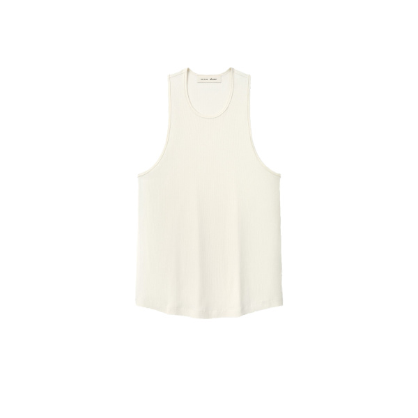 Fear of God Essentials Ribbed Essential Tank in Ivory | Luxury Shoes 