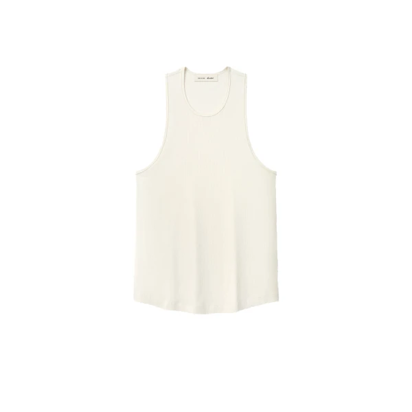 Essentials Ribbed Essential Tank in Ivory