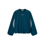 Fear of God Essentials Ripstop Modern Mockneck Pullover in Night Sea | Luxury Shoes 