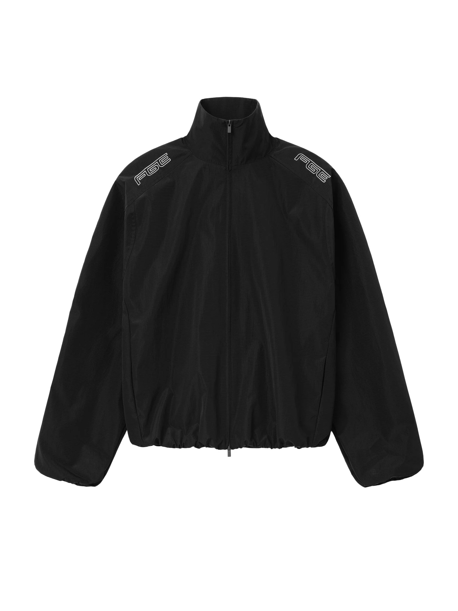 Fear of God Essentials Ripstop Modern Moto Track Jacket in Black Fear of God Essentials Ripstop Modern Moto Track Jacket in Black | Luxury Shoes