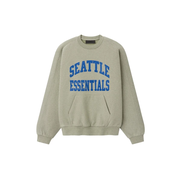 Essentials Seahawks 90s Relaxed Crewneck in Seal Heather