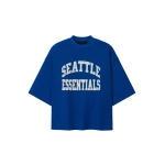 Fear of God Essentials Seahawks Merch Tee in Blue | Luxury Shoes 
