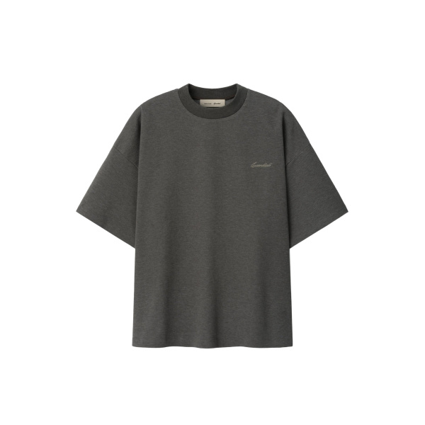 Fear of God Essentials Signature 90s Relaxed Tee in Ash Heather | Luxury Shoes 