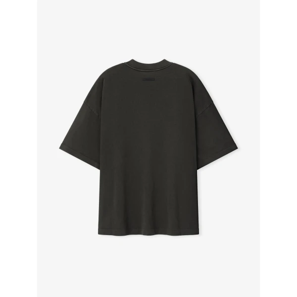 Fear of God Essentials Signature 90s Relaxed Tee in Washed Ink Black | T-shirts & vests | Luxury Shoes 