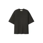 Fear of God Essentials Signature 90s Relaxed Tee in Washed Ink Black | Luxury Shoes 