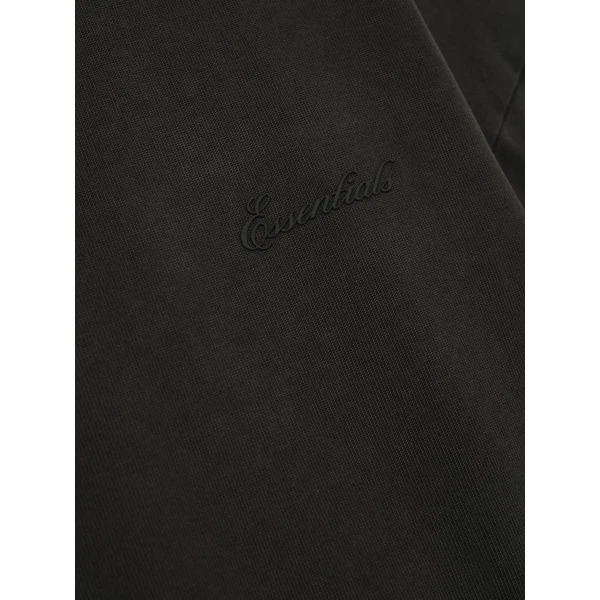 Fear of God Essentials Signature 90s Relaxed Tee in Washed Ink Black | T-shirts & vests | Luxury Shoes 