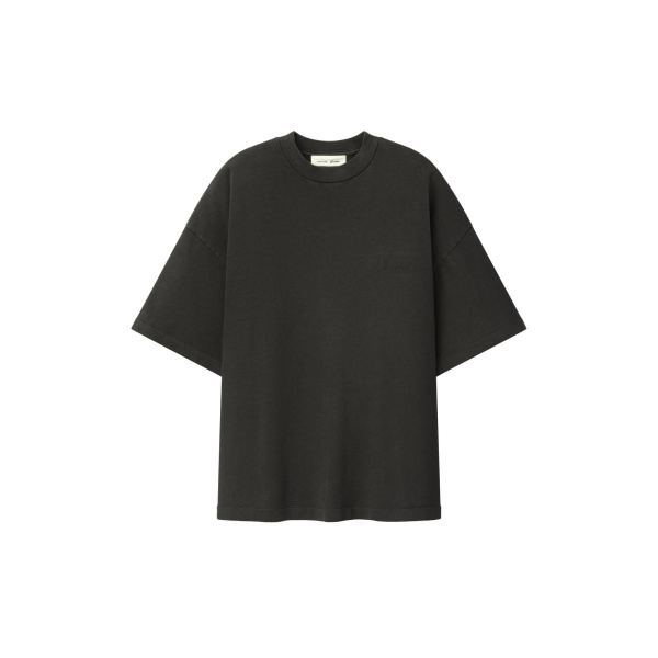 Fear of God Essentials Signature 90s Relaxed Tee in Washed Ink Black | Luxury Shoes 