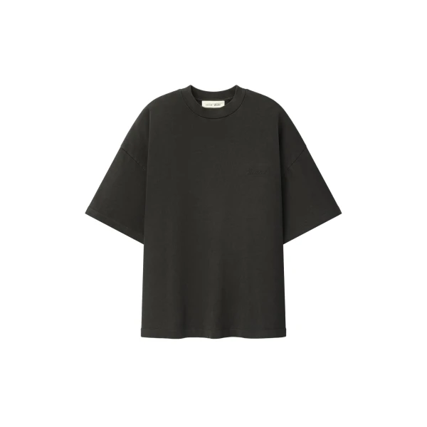 Fear of God Essentials Signature 90s Relaxed Tee in Washed Ink Black | Luxury Shoes 