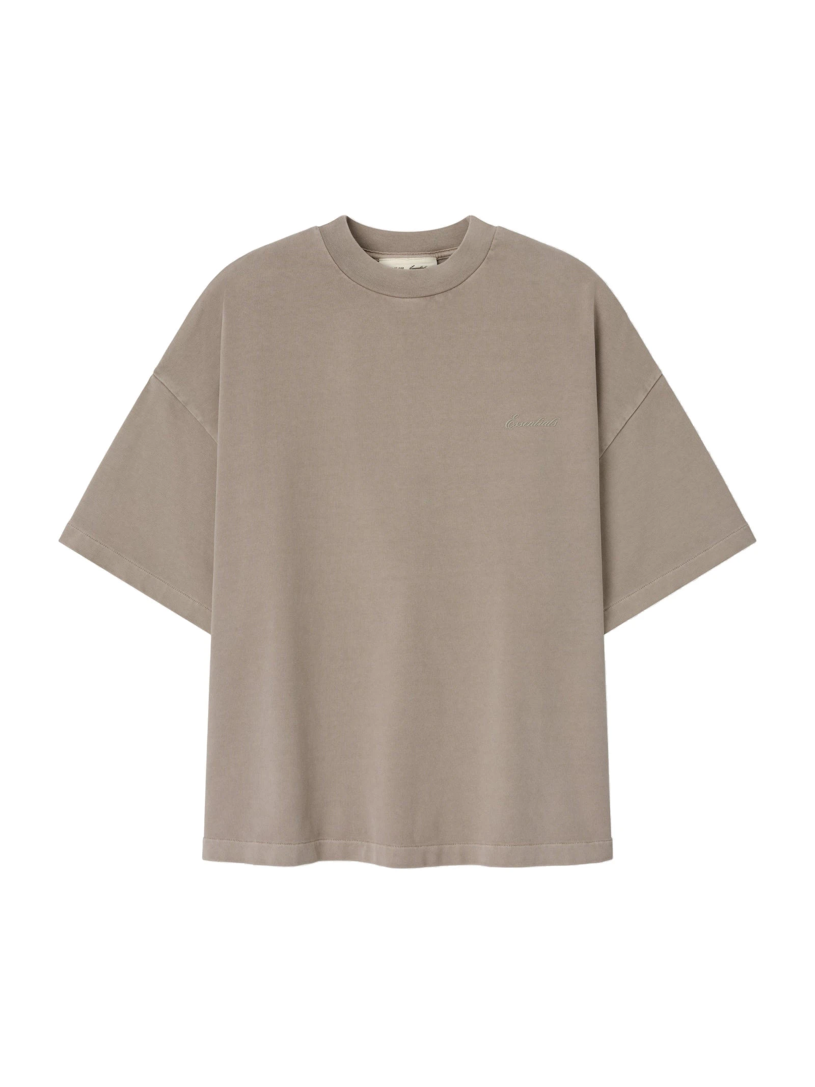 Fear of God Essentials Signature 90s Relaxed Tee in Washed Stone Fear of God Essentials Signature 90s Relaxed Tee in Washed Stone | Luxury Shoes