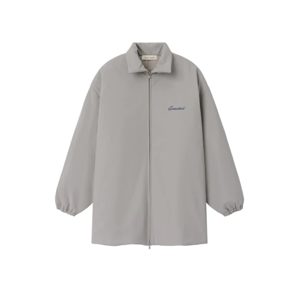 Essentials Signature Bonded Nylon Filled Barn Jacket in Stone