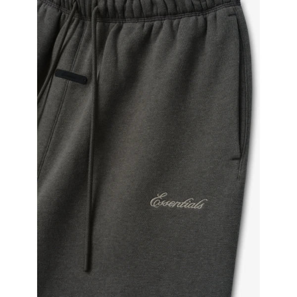 Fear of God Essentials Signature Classic Fit Flare Sweatpant in Ash Heather | Pants | Luxury Shoes 