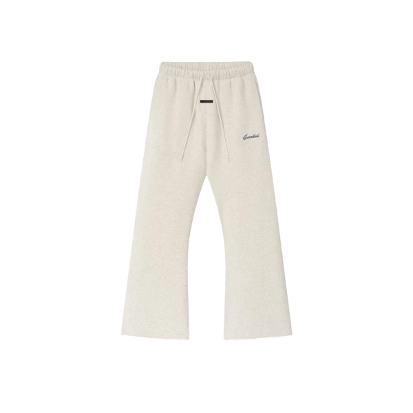 Fear of God Essentials Signature Classic Fit Flare Sweatpant in Marble Heather | Luxury Shoes 