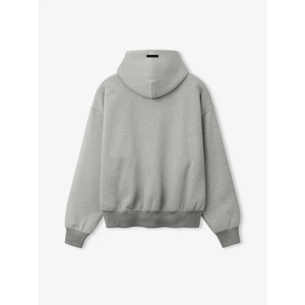 Fear of God Essentials Signature Classic Hoodie in Concrete Heather | Sweatshirts | Luxury Shoes 