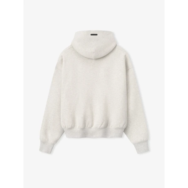 Fear of God Essentials Signature Classic Hoodie in Oatmeal Heather | Sweatshirts | Luxury Shoes 