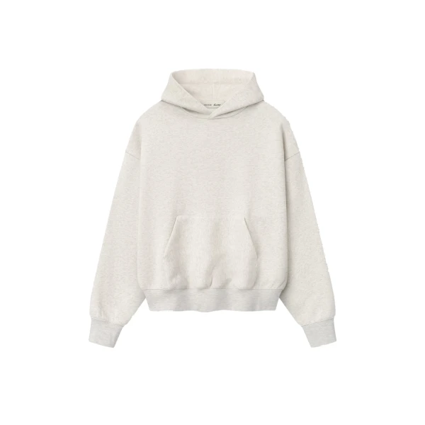 Fear of God Essentials Signature Classic Hoodie in Oatmeal Heather | Luxury Shoes 