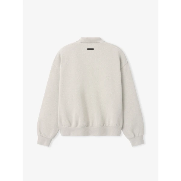 Fear of God Essentials Signature Classic Polo in Marble Heather | Men Shirts | Luxury Shoes 