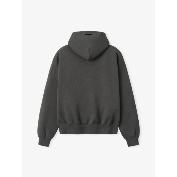 Fear of God Essentials Signature Classic Zip Up Hoodie in Ash Heather | Sweatshirts | Luxury Shoes 