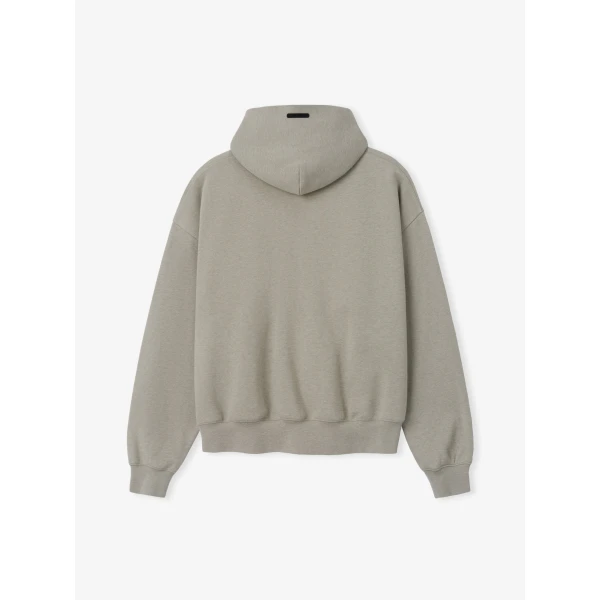 Fear of God Essentials Signature Classic Zip Up Hoodie in Pyrite Heather | Sweatshirts | Luxury Shoes 