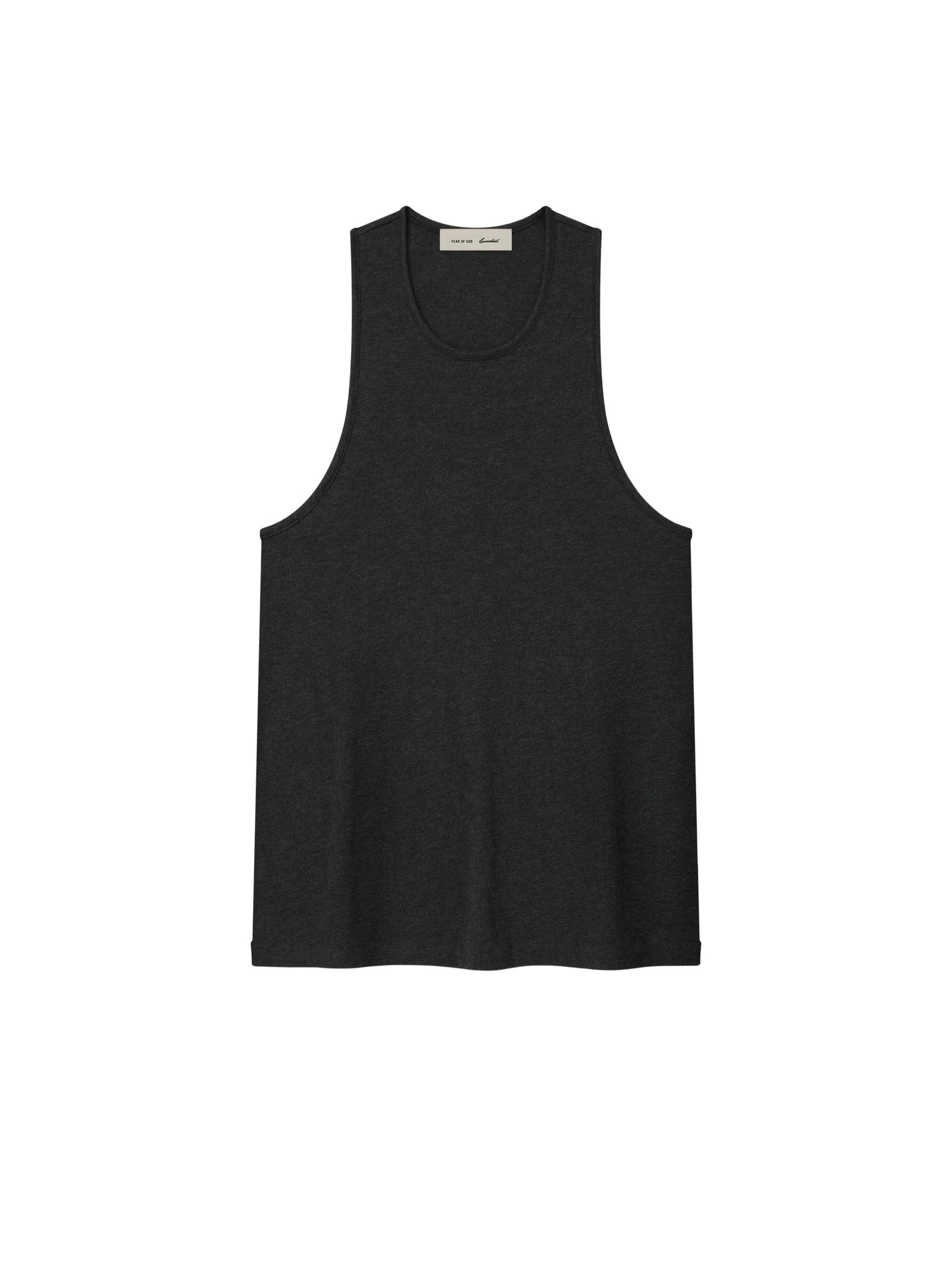 Fear of God Essentials Signature Essential Tank in Vintage Black Fear of God Essentials Signature Essential Tank in Vintage Black | Luxury Shoes
