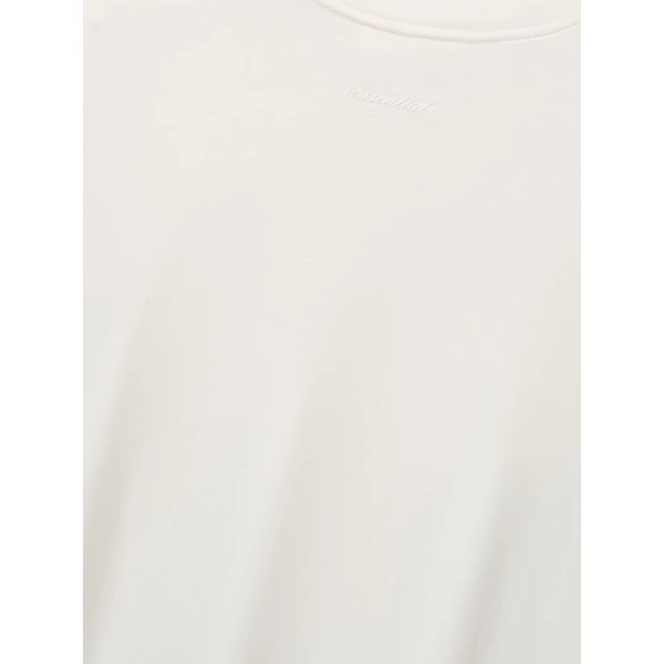 Fear of God Essentials Signature Essential Tee in Ivory | T-shirts & vests | Luxury Shoes 