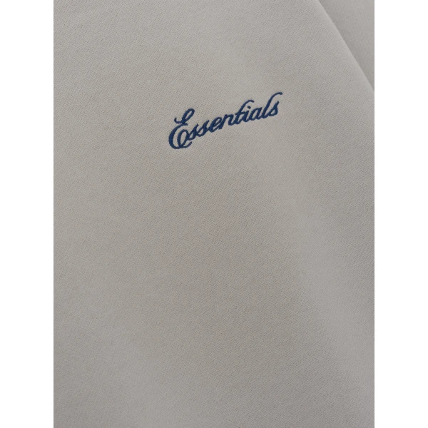 Fear of God Essentials Signature Lounge Crewneck Sweatshirt in Stone | Sweatshirts | Luxury Shoes 